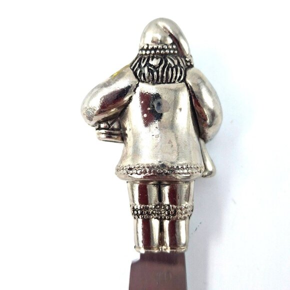 Seagull Pewter Christmas Holiday Spreaders Cheese Knives Circa 1992  - Set of 3 - Picture 7 of 9